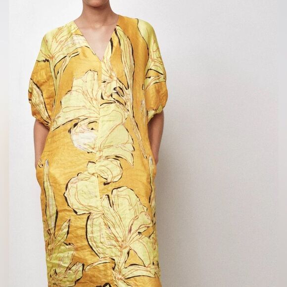 ZARA ZW COLLECTION PRINTED DRESS - Picture 11 of 13